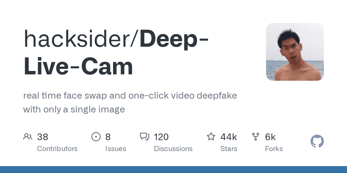 Deep-Live-Cam: Échangez vos visages en temps réel avec une seule image! 📸😎
