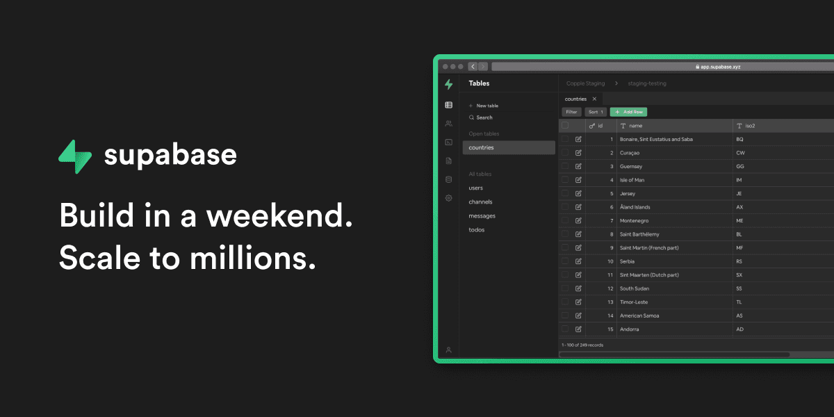 Explorez Supabase, l'alternative open source à Firebase! 🚀🔥