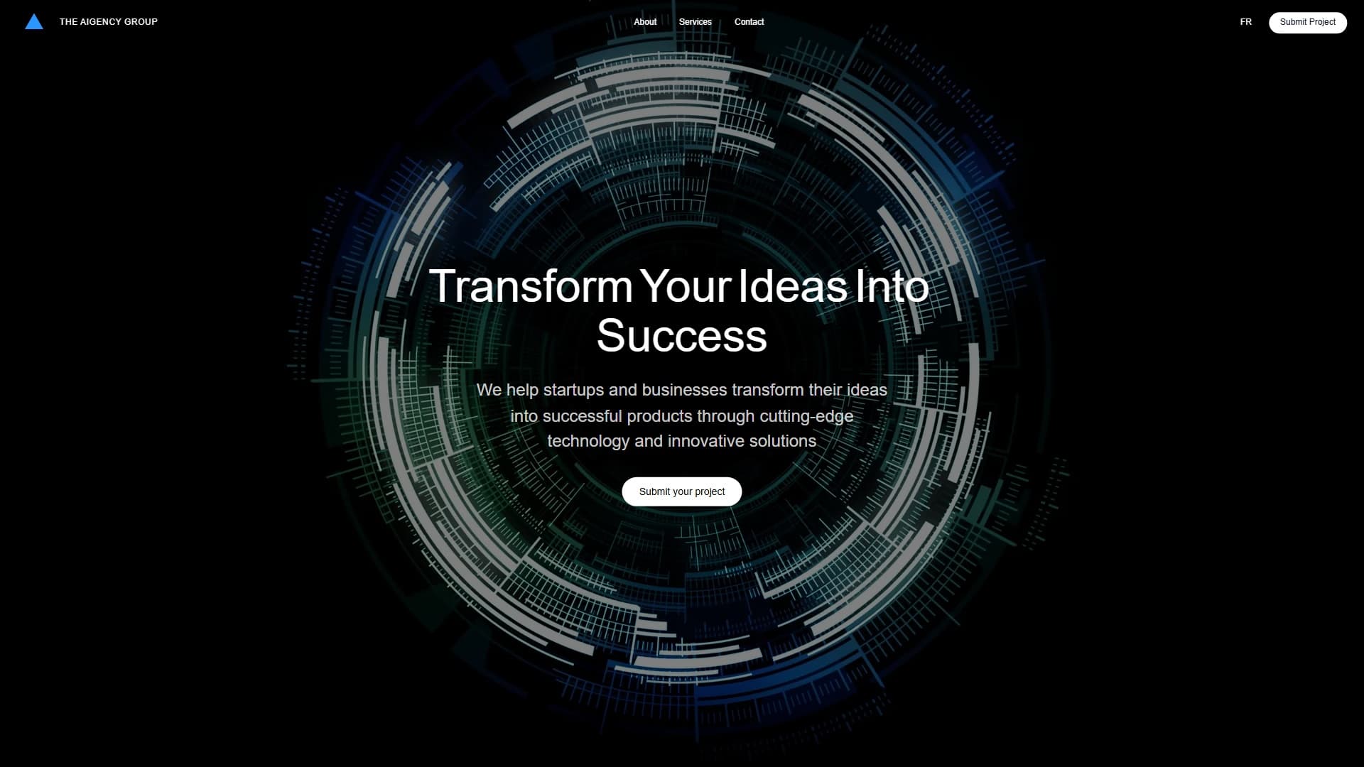 Site AI Innovant par The AIGENCY GROUP